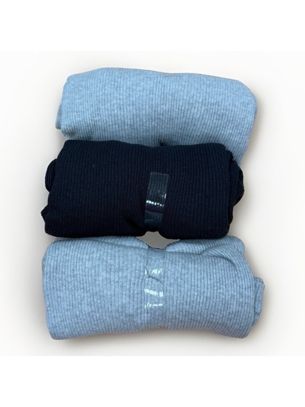 Hanes Men's Comfort Soft Tagless Tanks 3-Pack M Fresh IQ Grey/Black Undershirts - Picture 4 of 5
